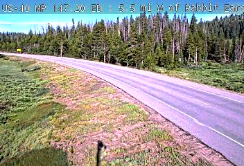 Hwy 40 Near Rabbit Ears Pass — West