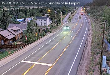 US-40 & S Gunella St traffic camera, view west, Empire