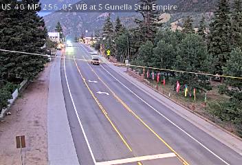 US-40 & S Gunella St traffic camera, view west, Empire