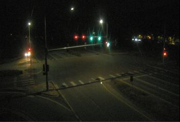 CO 82 MP 035.30 EB at Brush Creek Rd in Snowmass — Looking West road camera