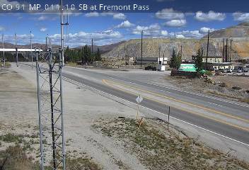 CO 91 MP 011.10 SB at Fremont Pass — Looking North road camera