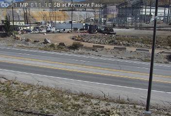 CO 91 MP 011.10 SB at Fremont Pass — Looking at Road Surface road camera