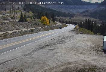 CO 91 MP 011.10 SB at Fremont Pass — Looking South road camera