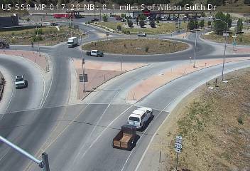 US-550 & Wilson Gulch Dr traffic camera, view north, Durango, Colorado