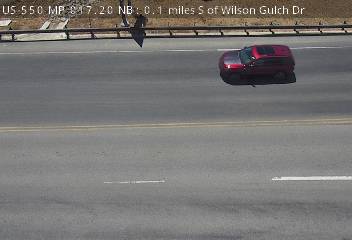 US-550 & Wilson Gulch Dr traffic camera, view north, Durango, Colorado