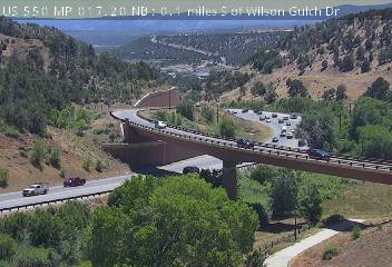US-550 & Wilson Gulch Dr traffic camera, view north, Durango, Colorado