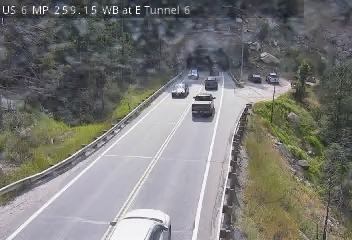 US-6 & E Tunnel 6 traffic camera, view west, Beaver Brook