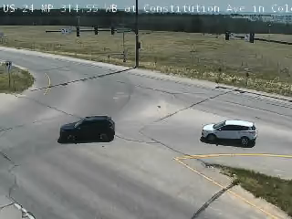 US-24 & Constitution Ave traffic camera, view west, Colorado Springs, Colorado