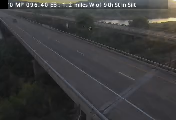 I-70 MP 096.40 EB : 1.2 miles W of 9th St in Silt