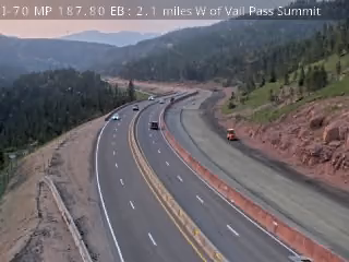 I-70 MP 187.80 EB @ 2.1 miles W of Vail Pass Summit