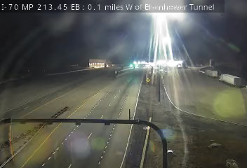 CDOT camera: I-70 Eisenhower Tunnel · West, MP 213