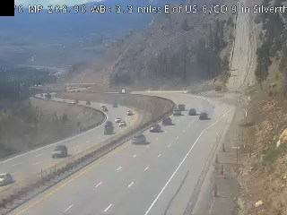 I-70 MP 208.90 WB : 3.3 miles E of US 6/CO 9 in Silverthorne road camera