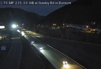 I-70 MP 235.00 WB at Stanley Rd in Dumont road camera