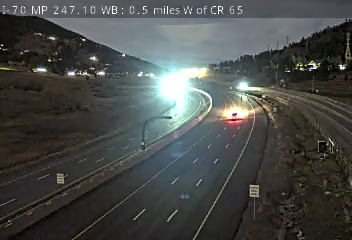 CDOT camera: I-70 Floyd Hill, MP 247