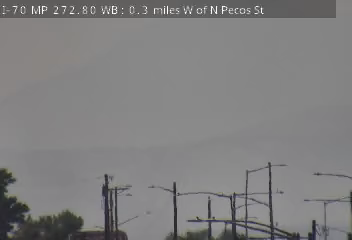 I-70 & N Pecos St traffic camera, view west, Denver, Colorado