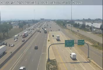 I-70 & I-225 traffic camera, view west, Aurora, Colorado