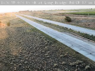 I-76 & Long Bridge traffic camera, view west, Fort Morgan, Colorado