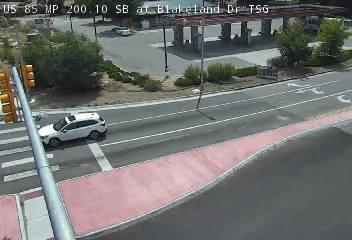 US-85 & Blakeland Dr TSG traffic camera, view south, Littleton, Colorado