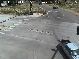 CO-115 & Marilyn Dr traffic camera, view south, Penrose
