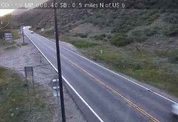 CO 119 MP 000.40 SB : 0.5 miles N of US 6