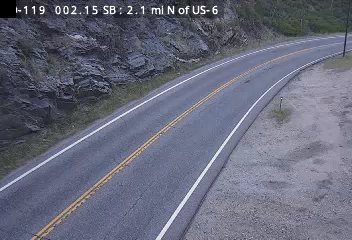 CO 119 MP 002.15 SB : 2.1 miles N of US 6