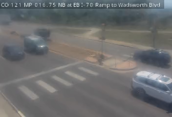 CO-121 & Wadsworth Blvd traffic camera, view north, Lakewood, Colorado