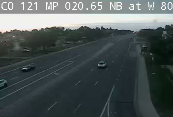 CO 121 MP 020.65 NB at W 80th Ave