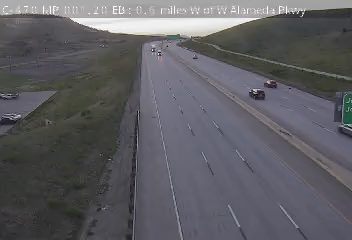 C-470 MP 001.20 EB : 0.6 miles W of W Alameda Pkwy