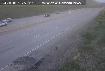 C-470 MP 001.25 EB : 0.5 miles W of W Alameda Pkwy