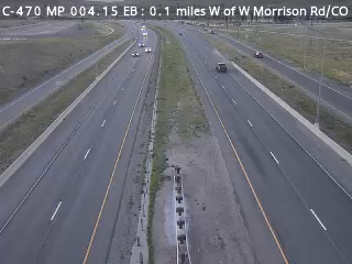 C-470 MP 004.15 EB : 0.1 miles W of CO-8/W Morrison Rd