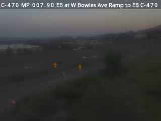C-470 MP 007.90 EB at W Bowles Ave C-470 EB On-ramp