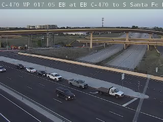 C-470 MP 017.05 EB at S Santa Fe Dr/US 85