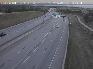 C-470 MP 023.15 EB : 1.1 miles W of S Quebec St