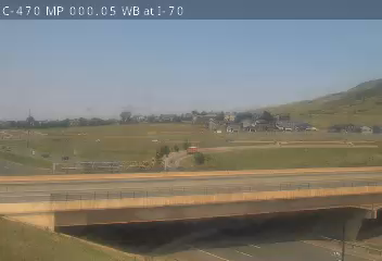 C-470 & I-70 traffic camera, view west, Golden, Colorado