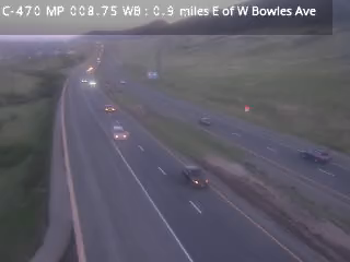 C-470 MP 008.75 WB : 0.9 miles E of W Bowles Ave