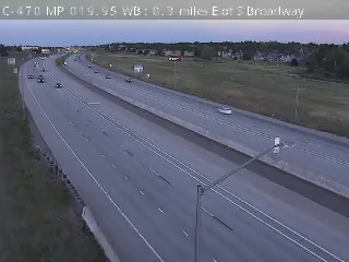 C-470 MP 019.95 WB : 0.3 miles E of S Broadway