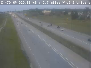 C-470 MP 020.35 WB : 0.7 miles W of S University Blvd/CO 177