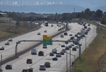 C-470 & S Quebec St traffic camera, view west, Littleton