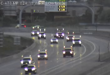 C-470 MP 024.10 WB at S Quebec St
