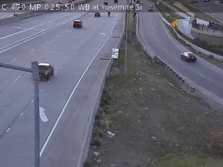 C-470 MP 025.55 WB at S Yosemite St