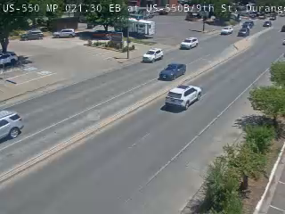 US-550 & US-550B traffic camera, view east, Durango, Colorado
