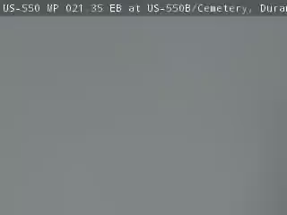 US-550 & US-550B traffic camera, view east, Durango, Colorado
